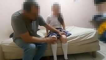 Mexican Schoolgirl And Neighbor Engage In Sexual Activity With A Young Man From Sinaloa In A Homemade Video