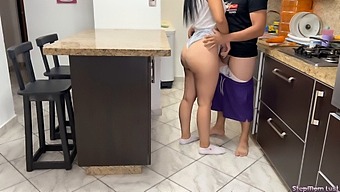 Taking Advantage Of My Sexy Stepmom'S Home Alone Time: Amazing Video Of Big Ass And Sex