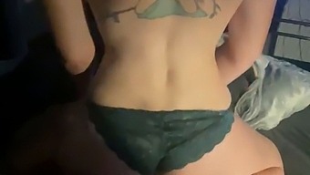 Tattooed Babysitter Enjoys Reverse Cowgirl Sex With A Big Dick