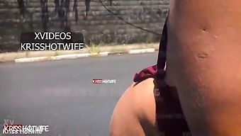 Attractive Kriss: Hotwife Noel Undressing In Salvador Traffic - Christmas Edition
