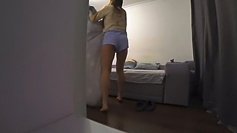 Cheating Wife Gets Caught On Camera While Her Husband Is At Work