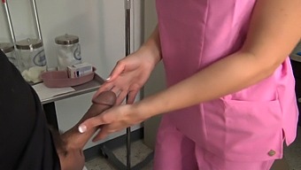 Blonde Nurse Gives A Medical Blowjob To Her Patient