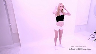 Young Blonde Gets Her Tight Ass Filled With Cum - Audition Tape