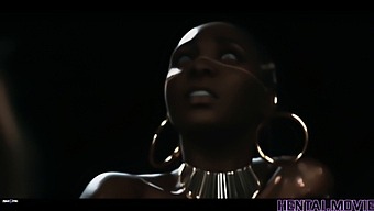 Artificial Intelligence-Created Adult Animation Featuring A Latina Under The Control Of An African Deity Who Engages In Oral Sex With Her Followers