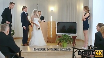 Hd Video Of A Stunning Bride'S Intimate Moments With Her Lover Caught On Camera At Her Wedding