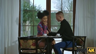 Interracial Dating Turns Into A Steamy Rimjob Session